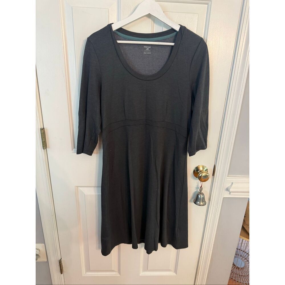 Horny Toad Rosalind Gray Athletic Dress sz L EUC
